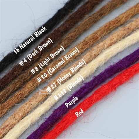 colorful dreadlock extensions|dreadlock extensions size chart.